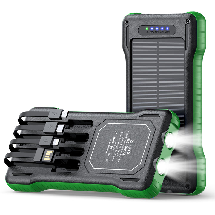 Solar Powerbank with Integrated LED Light Kalsten