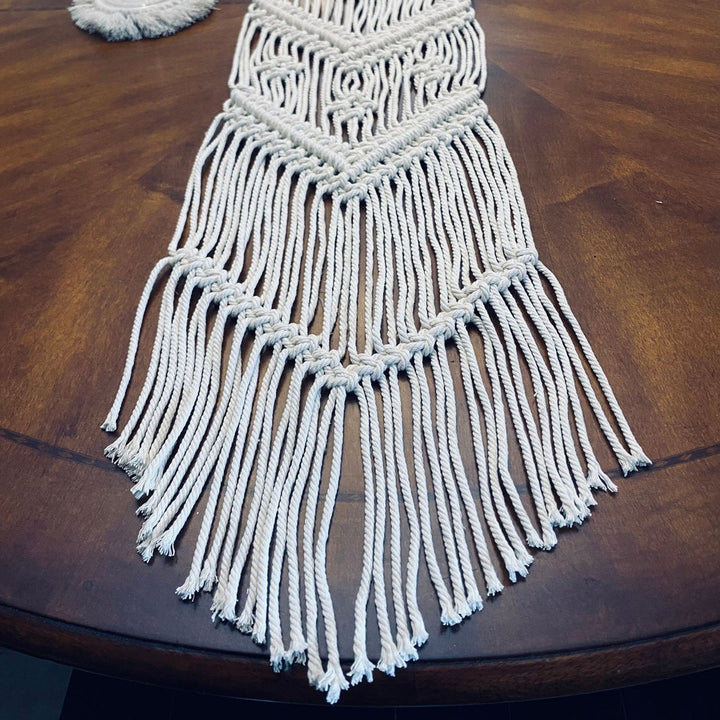 Decorative Macrame Table Runner Kalsten