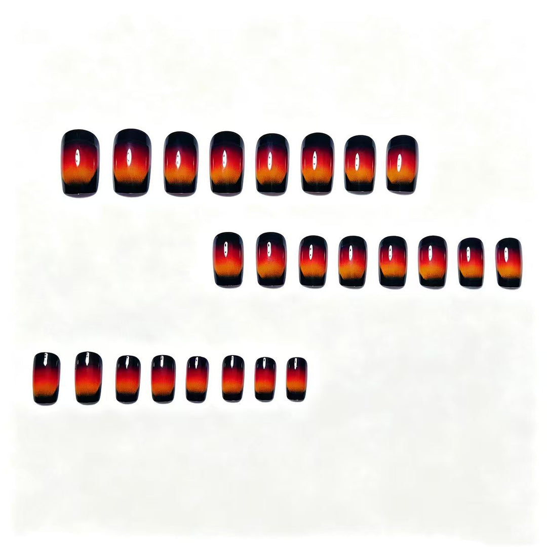 Creative artificial nails in elegant ombre design Kalsten