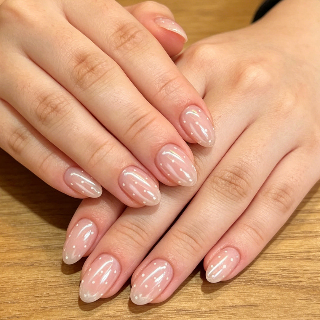Elegant Glossy Nail Art Enhancements Kalsten