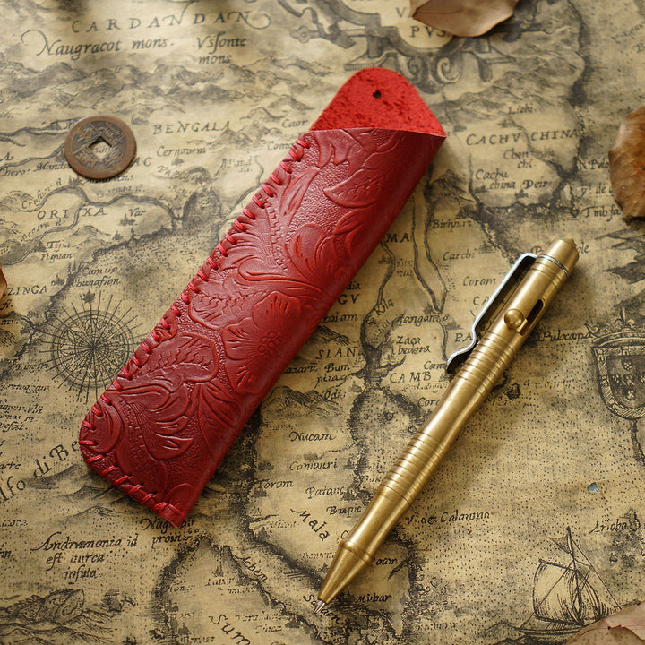 Handmade Leather Pen Case