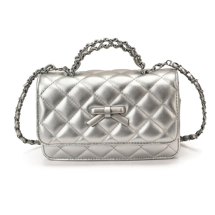 Quilted Bow-Detail Crossbody Bag Kalsten