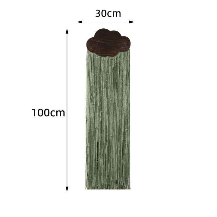 Macrame Wall Decor with Cloud Motif Kalsten