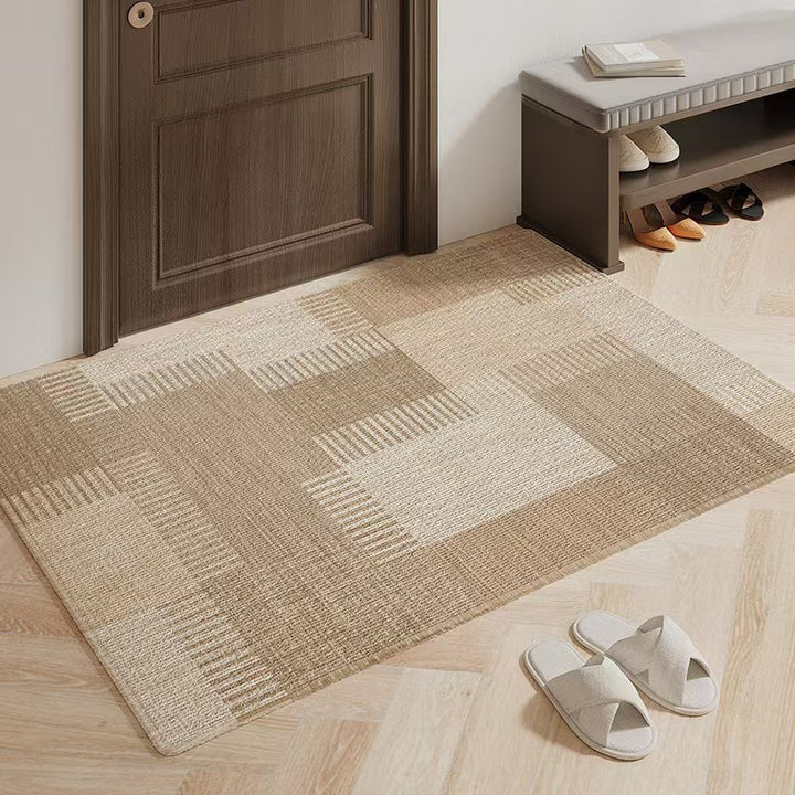 Textured Geometric Area Rug