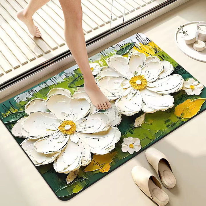 Floral Pattern Mat