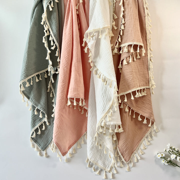 Elegant Cotton Throw Blanket kalsten