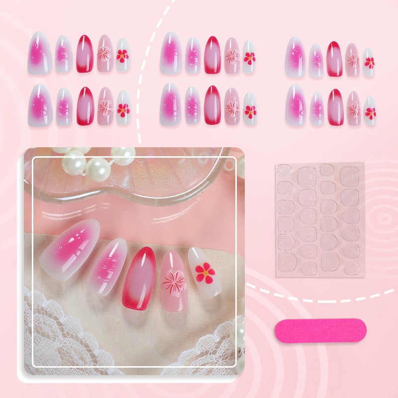 Floral-Embellished Press-On Nail Kit