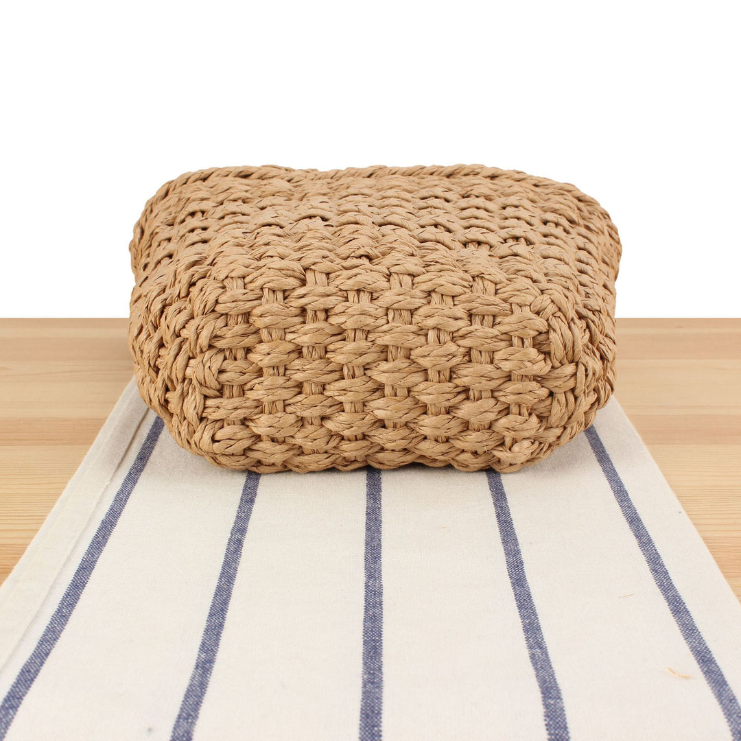 Handbag Made of Handmade Natural Weave with Sturdy Carry Handle Kalsten