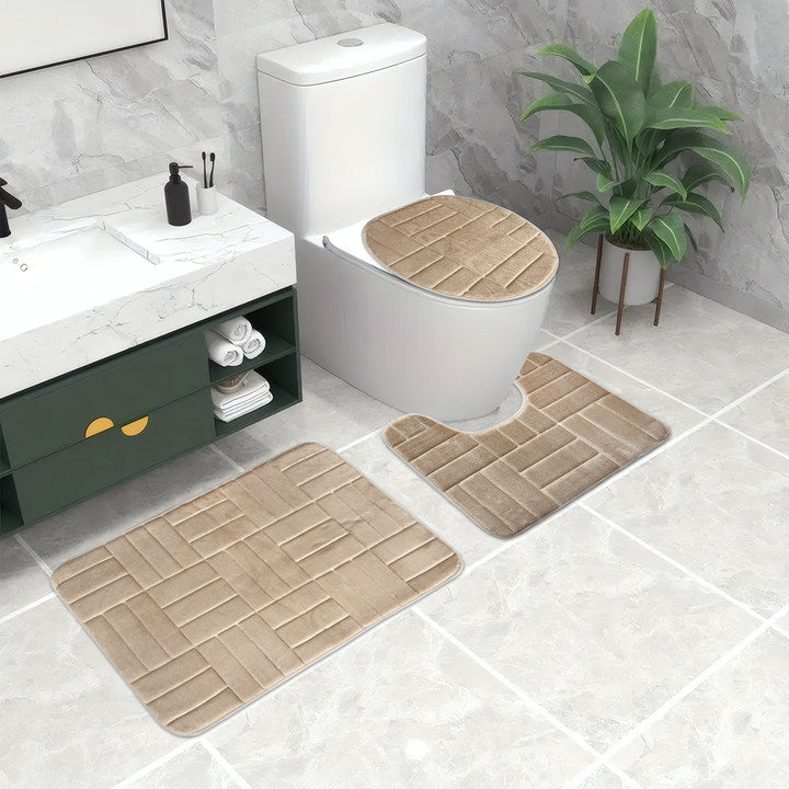 Plush Bathroom Mat Kalsten