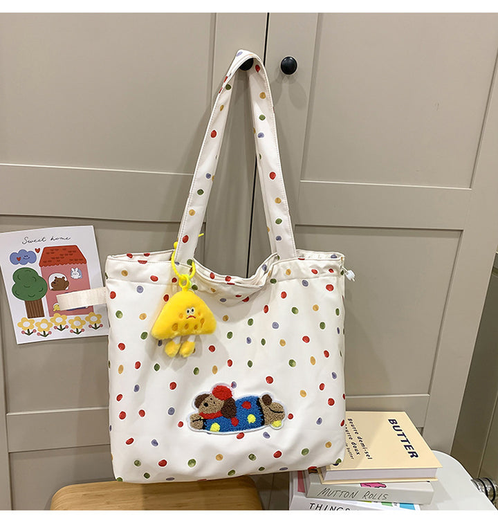 Fun-Themed Spacious Tote Bag Kalsten