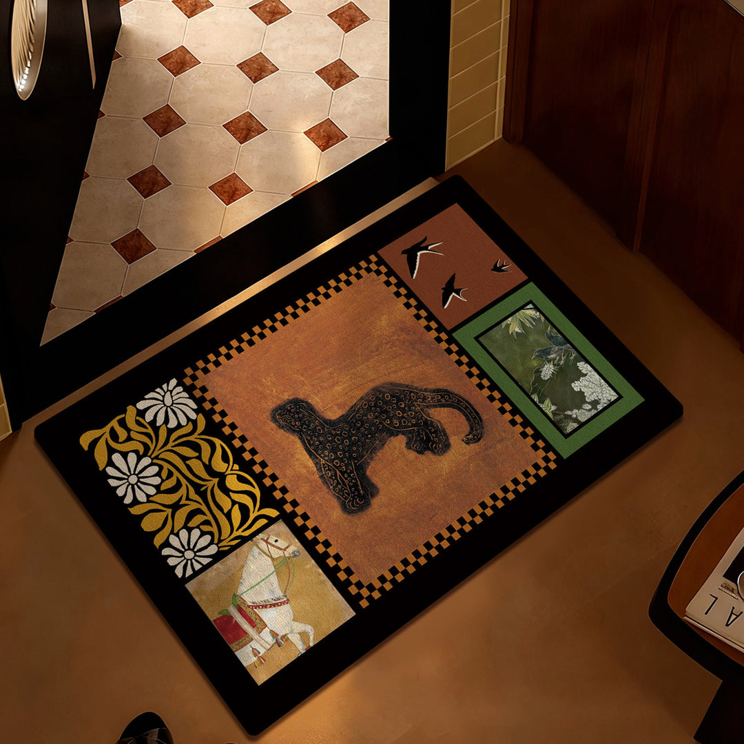 Decorative Bird Theme Rug