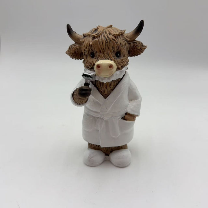Funny Highland Cattle Bathroom Figure Kalsten
