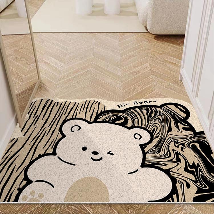 Whimsical Dog-Themed Floor Mat