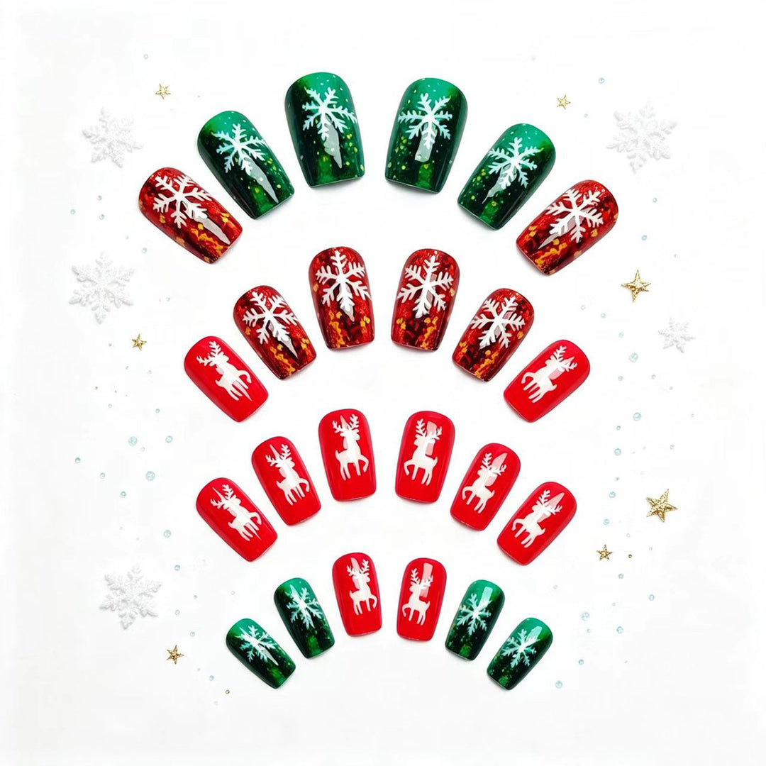 Festive Holiday-Themed Nail Art Kalsten