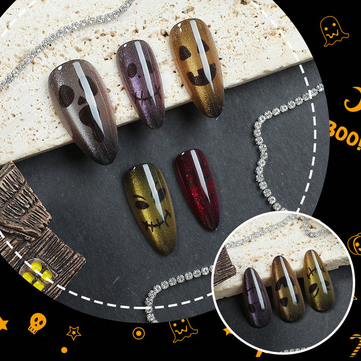 Halloween-Themed Press-On Nail Designs