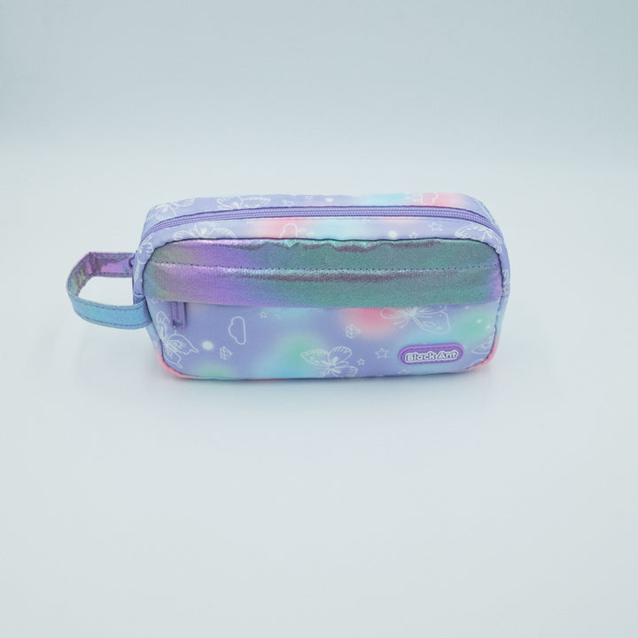 Colorful Butterfly Print Pencil Case