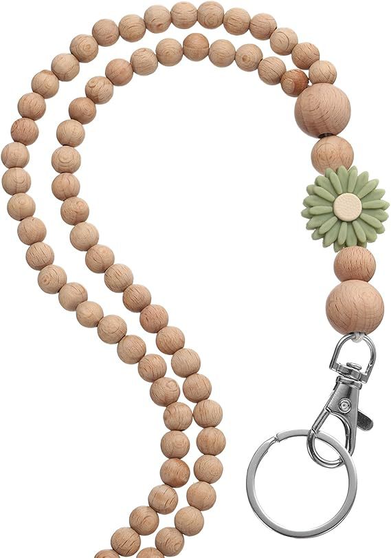 Decorative Beaded Keychain Lanyard Kalsten