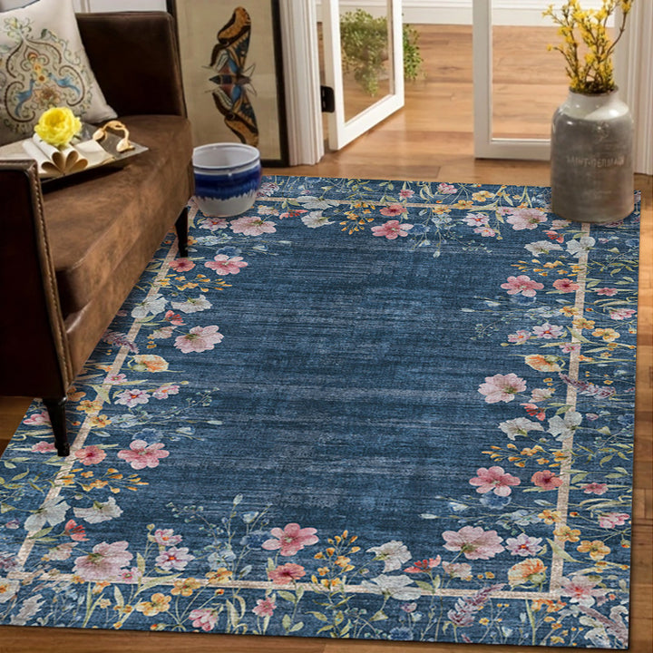 Artistic Tiger-Themed Area Rug