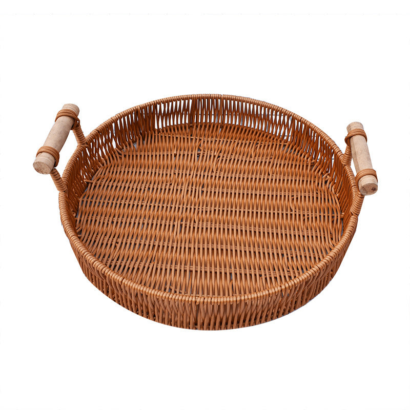 Handwoven Decorative Serving Tray Kalsten