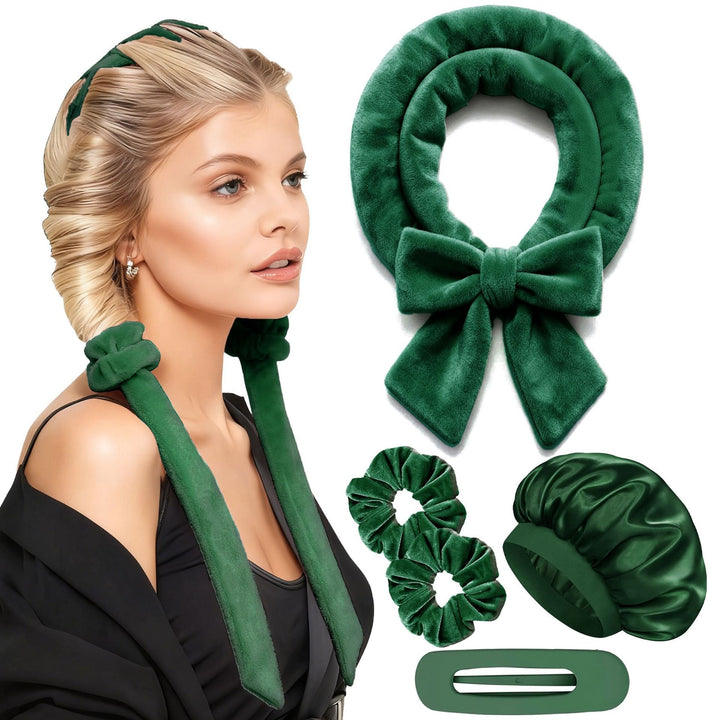 Heatless Satin Hair Curling Set