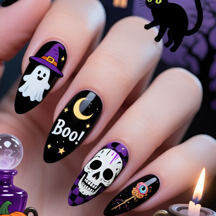 Gothic Halloween Nail Art Set Kalsten