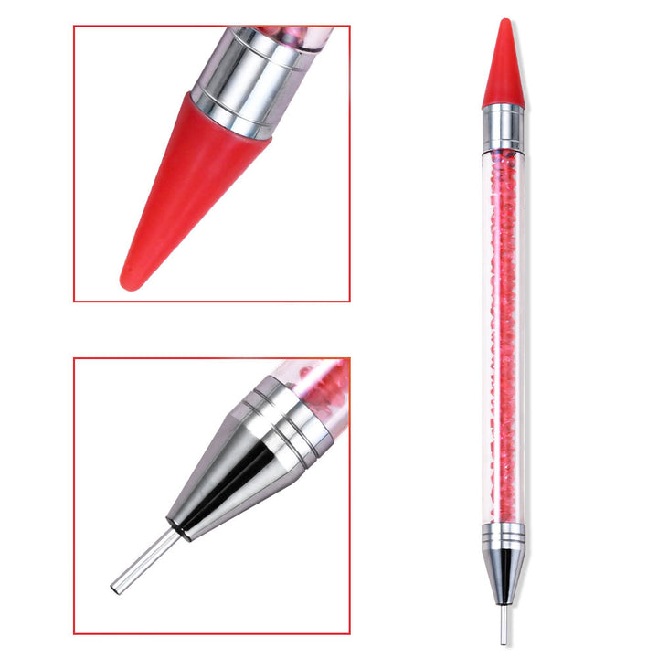 Professional Nail Art Detailing Brush with Crystal Handle Kalsten