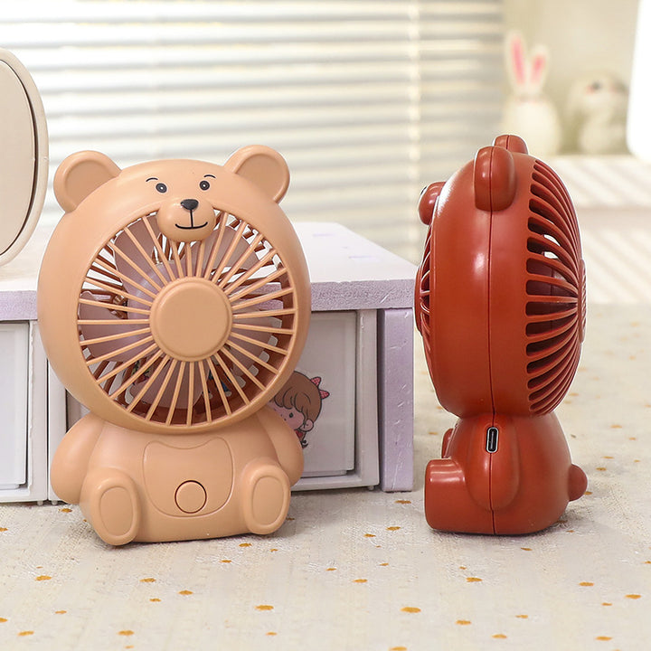 Women's Portable Mini Fan in Bear Design Kalsten