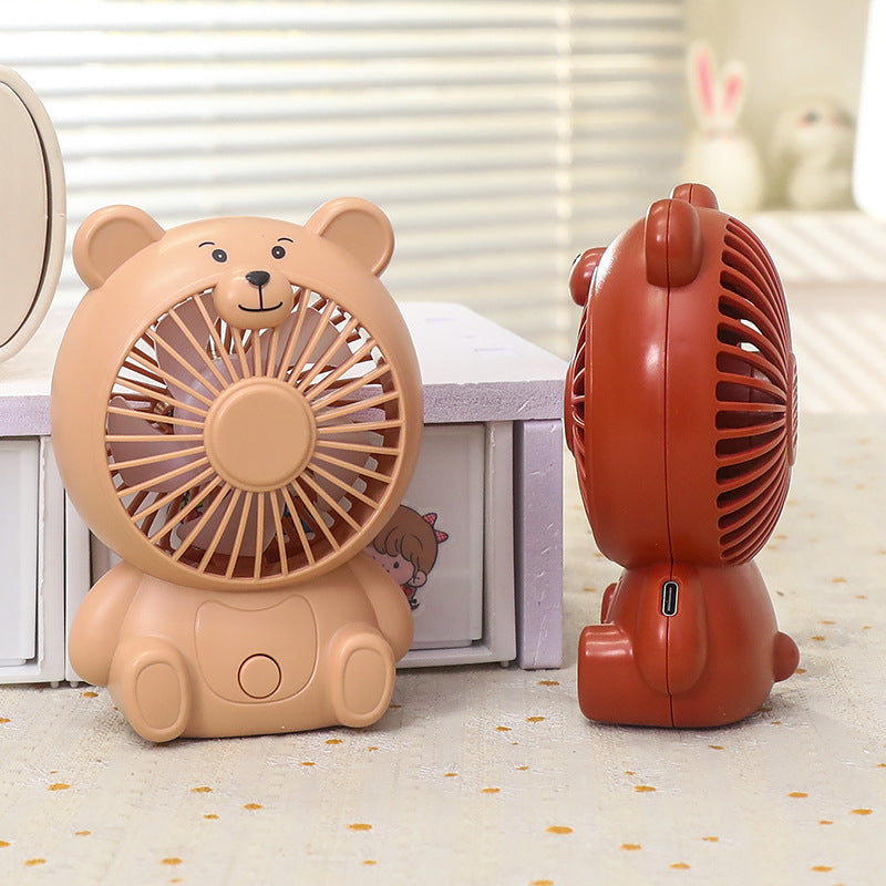 Portable Usb Hand Fan in Creative Bear Design Kalsten