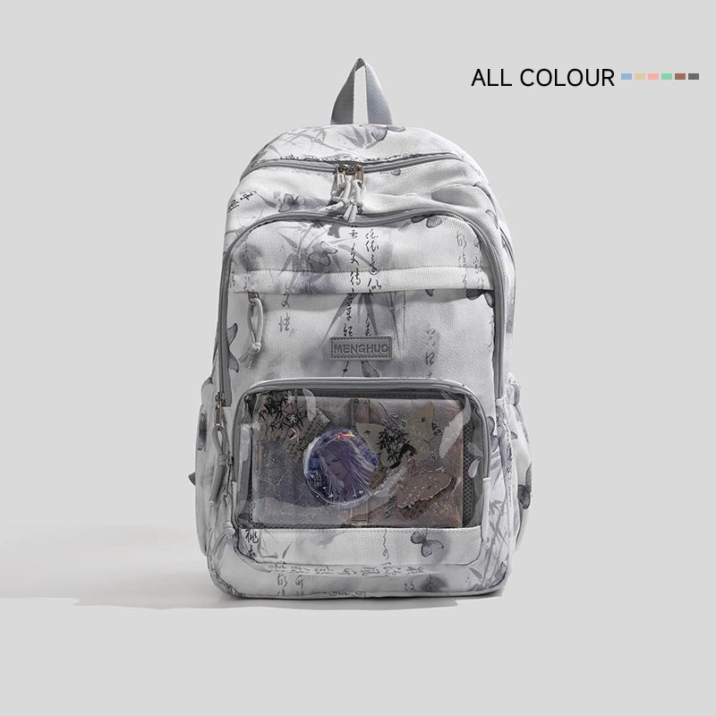 Stylish Butterfly Print Backpack Kalsten