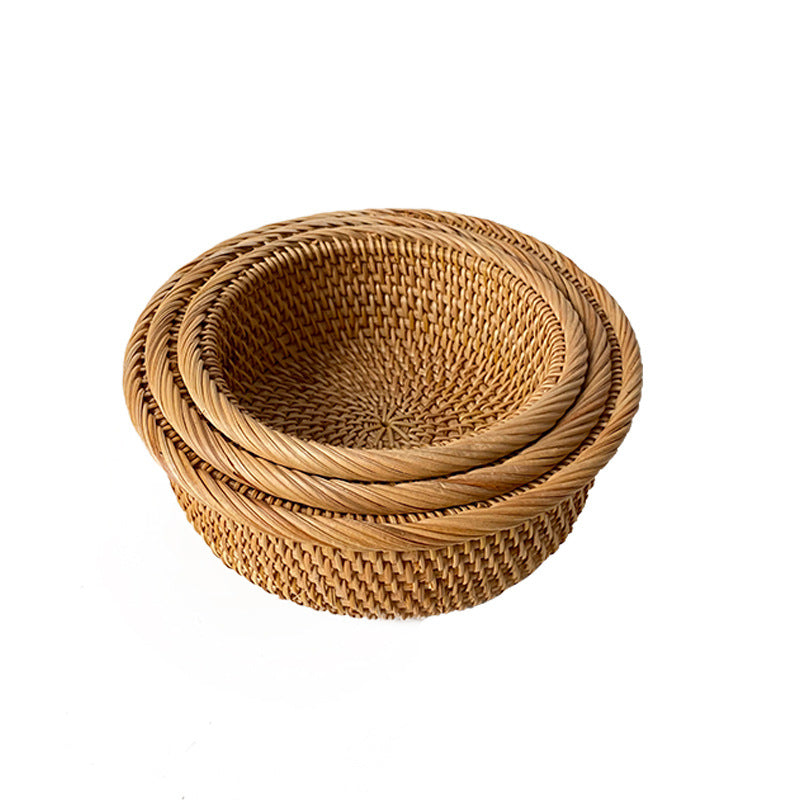 Set of three handcrafted baskets Kalsten