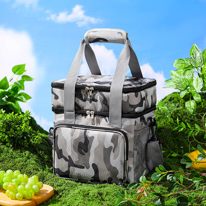 Insulated Camo Lunch Cooler Bag Kalsten