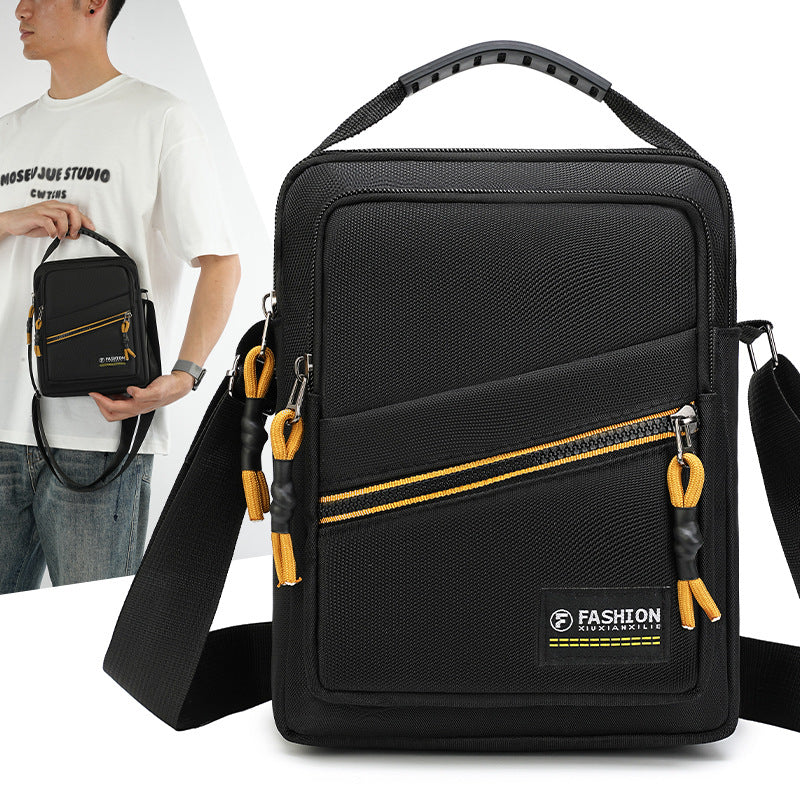 Versatile Multi-Compartment Messenger Bag Kalsten