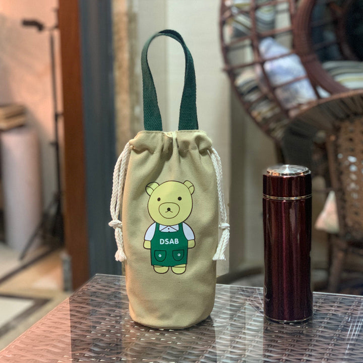 Kids' Cute Bear-Themed Water Bottle Sleeve Kalsten
