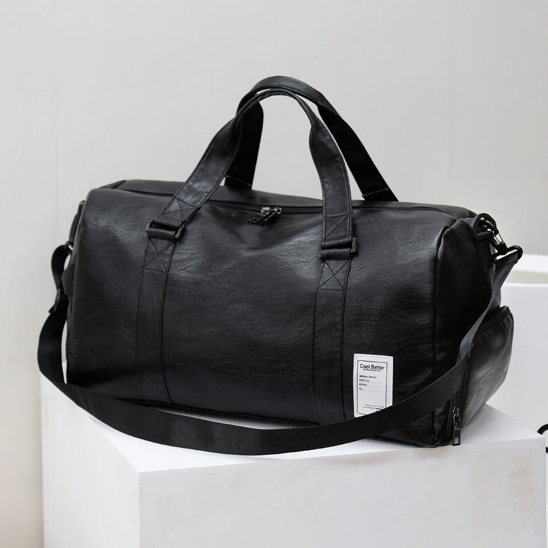 Premium Leather Travel Duffel Bag Kalsten