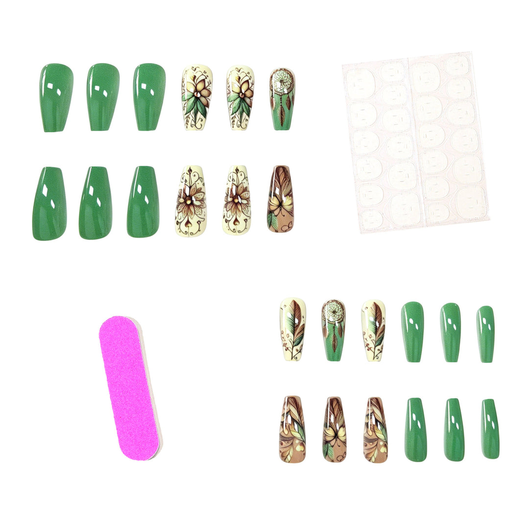 Floral-Inspired Articulated Nail Enhancements Kalsten