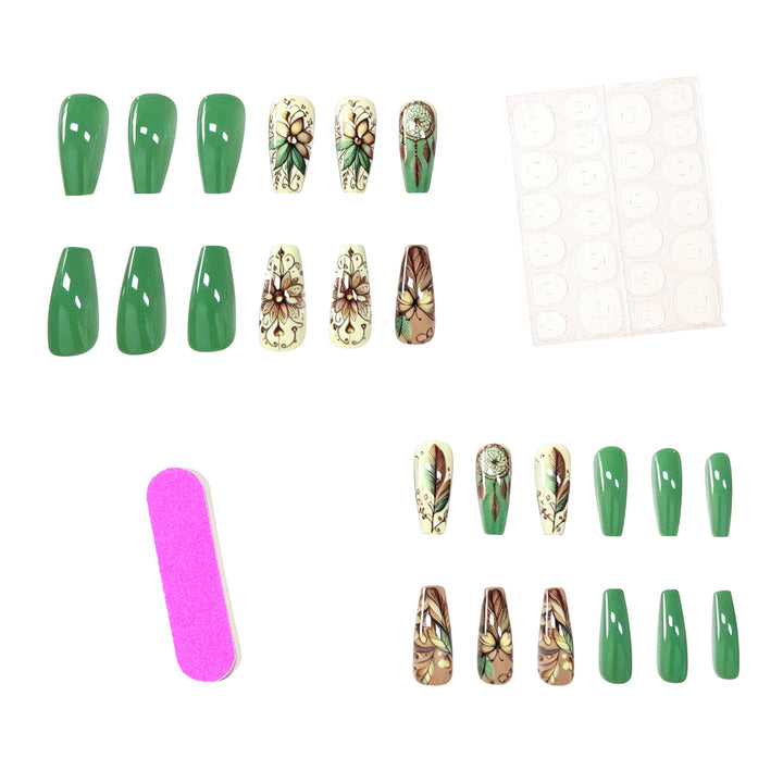Floral-Inspired Articulated Nail Enhancements Kalsten