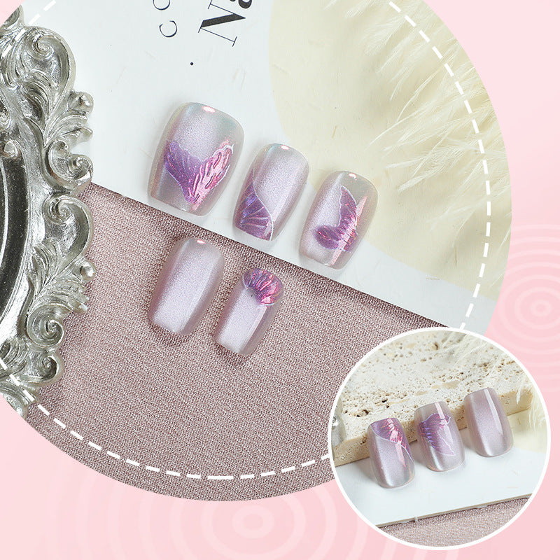 Artistic Press-On Nail Design Set 1790738581