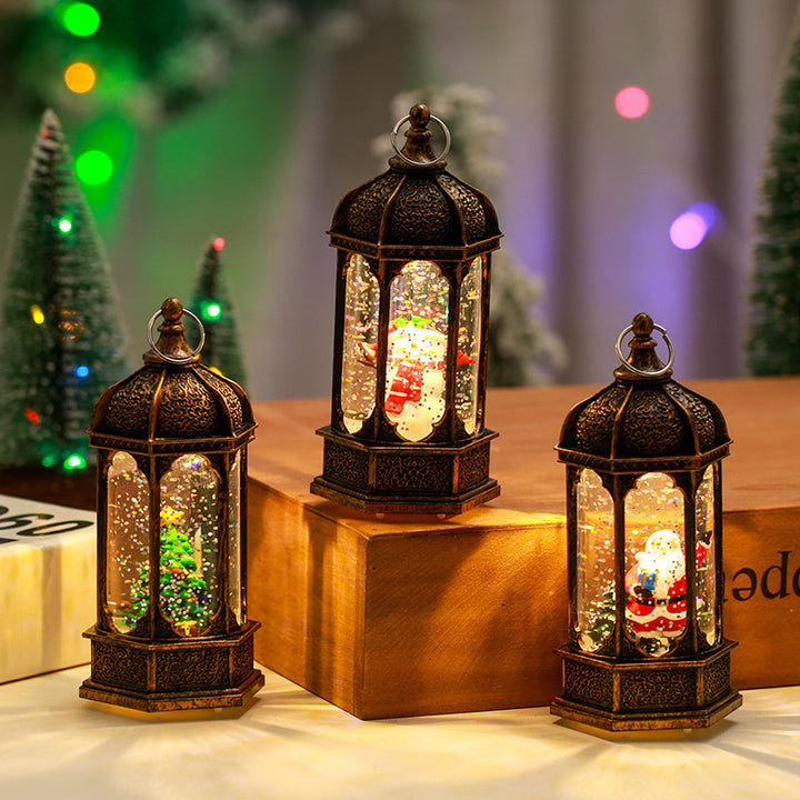 Nostalgic Christmas lantern with moving scenes Kalsten