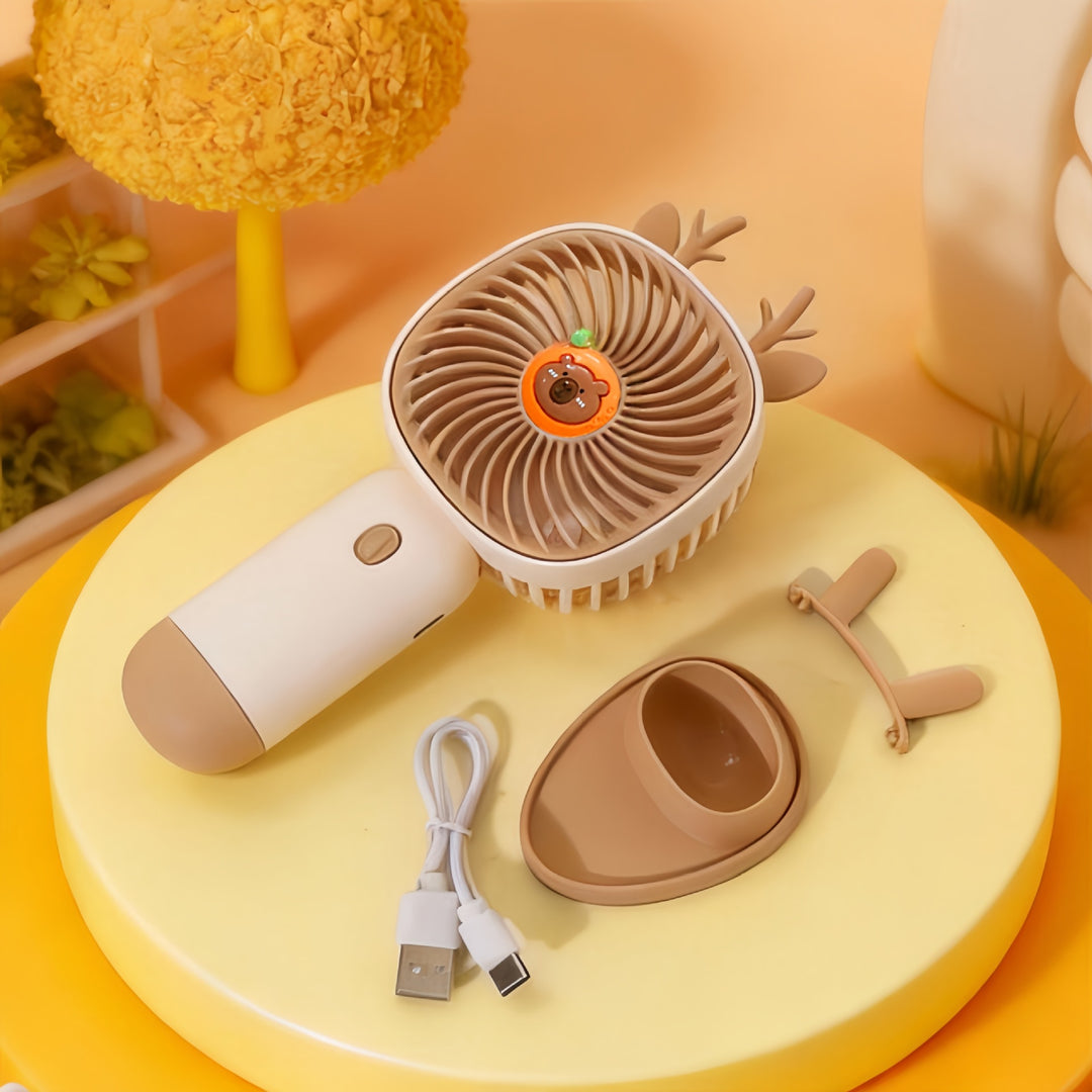 Women Portable Mini-Fan with Cute Design Kalsten
