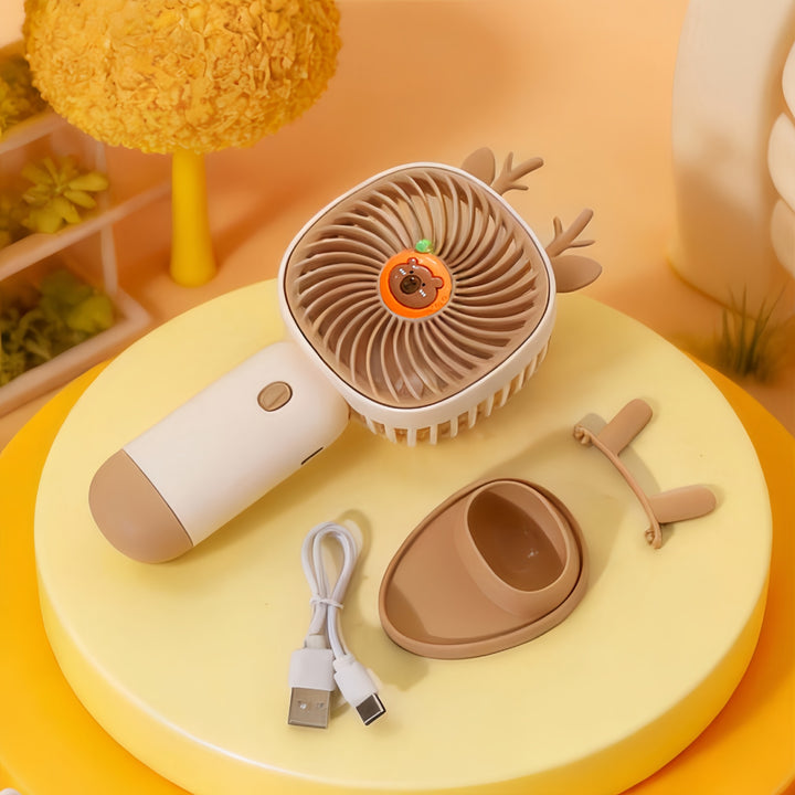 Women Portable Mini-Fan with Cute Design Kalsten