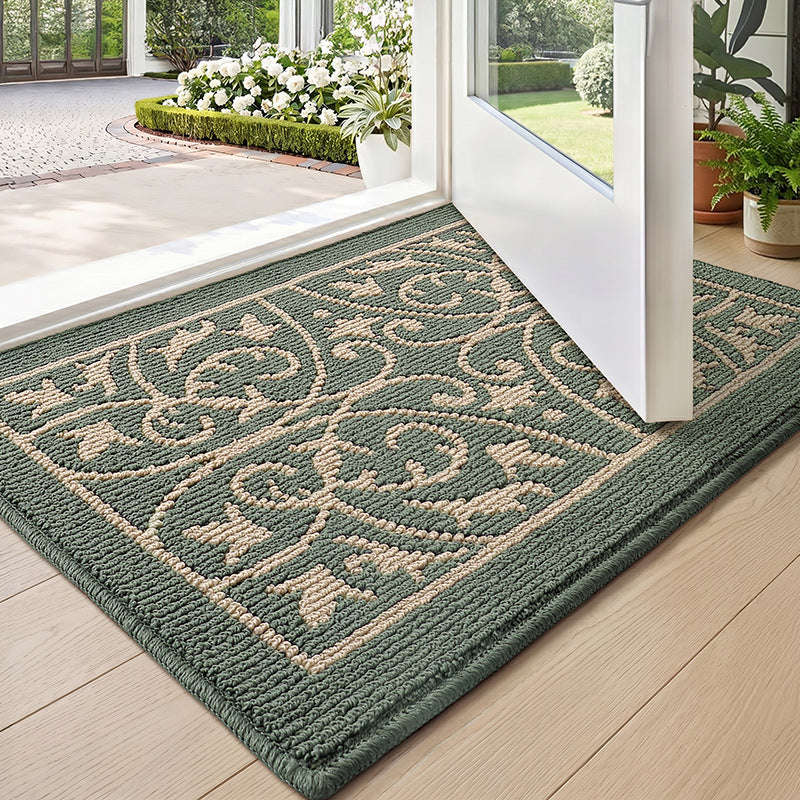 Textured Geometric Pattern Area Rug