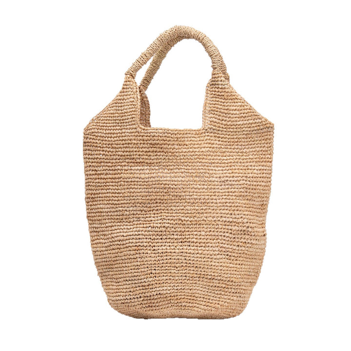Beach bag made of natural raffia with practical handles Kalsten