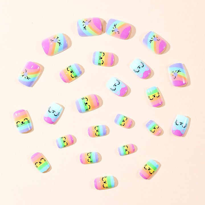 Playful Cat-Themed Nail Art Set Kalsten
