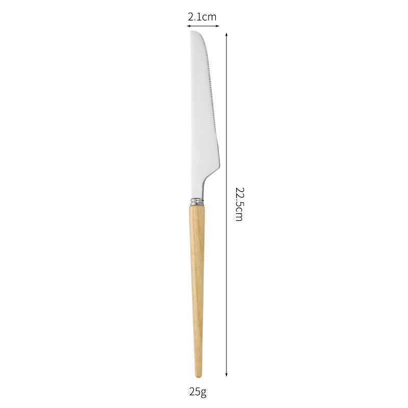 Professional and ergonomic bread knife with wooden handle Kalsten