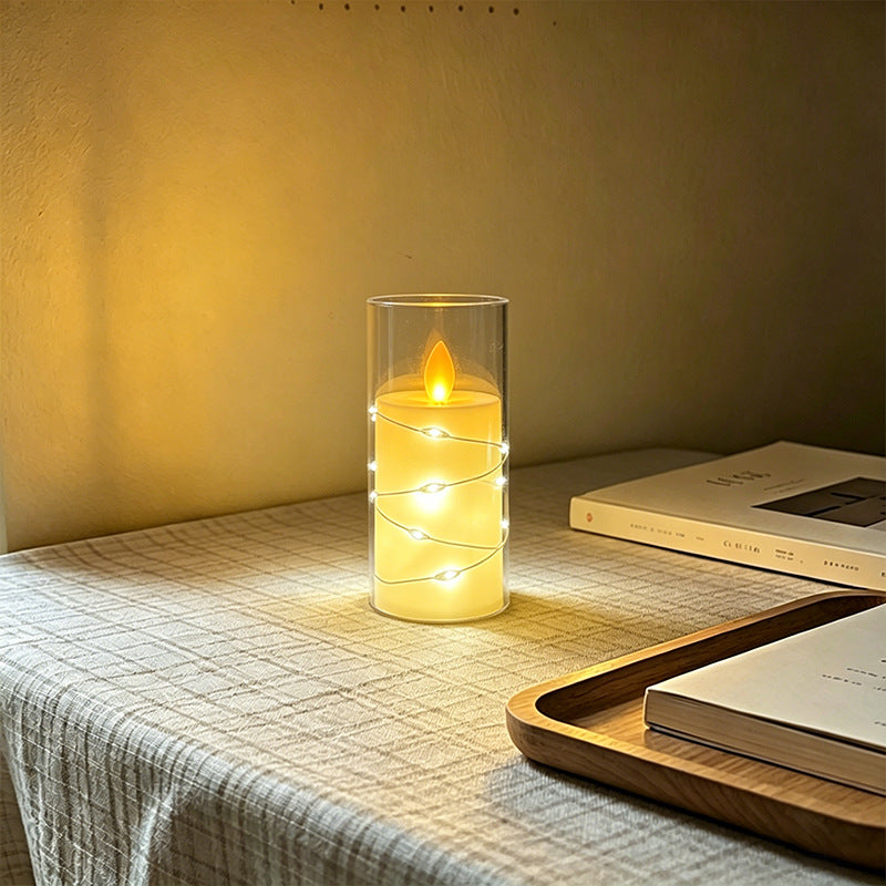 LED Scented Candle with Flame Effect Kalsten