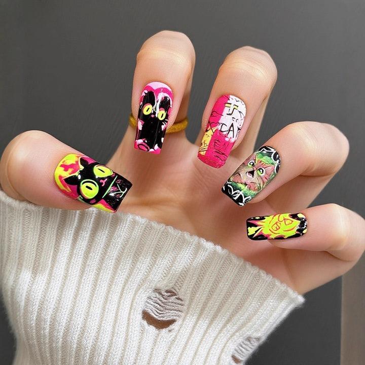 Artful Nail Extensions with Elegant Tips Kalsten
