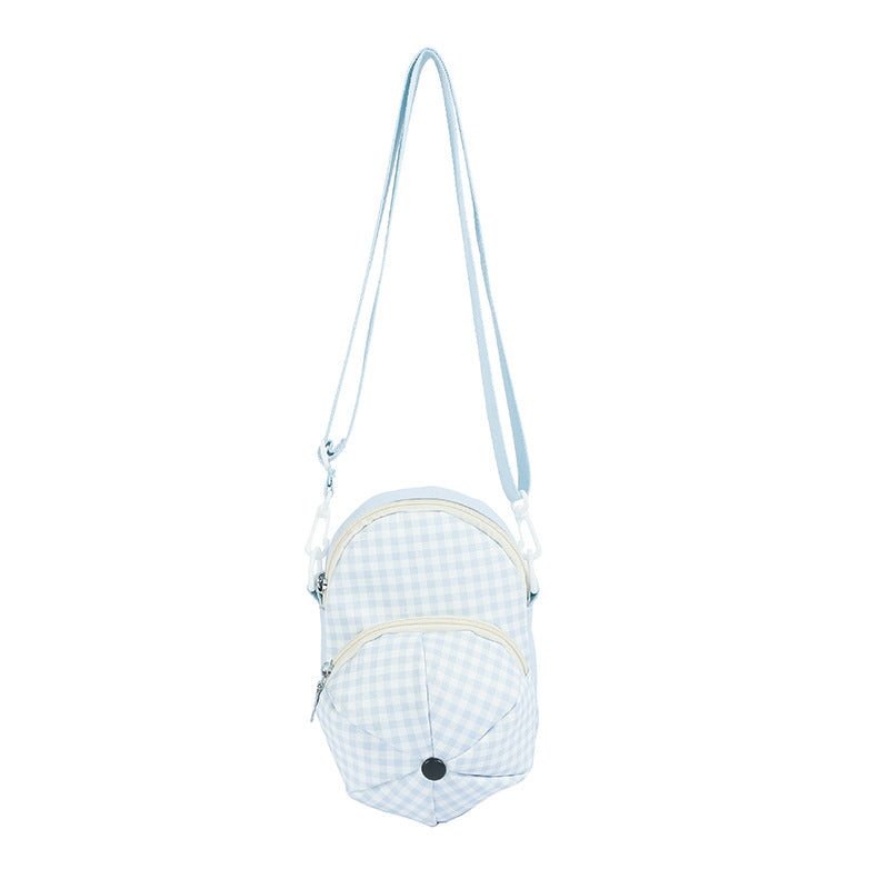 Stylish Gingham Crossbody Bag