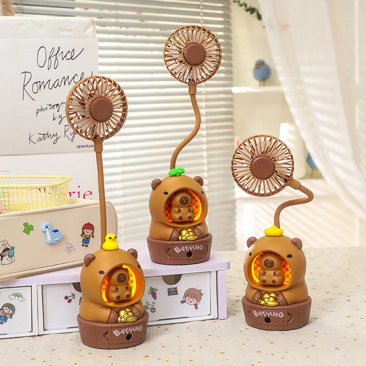 Women's Portable Mini Fan in Cute Bear Design Kalsten