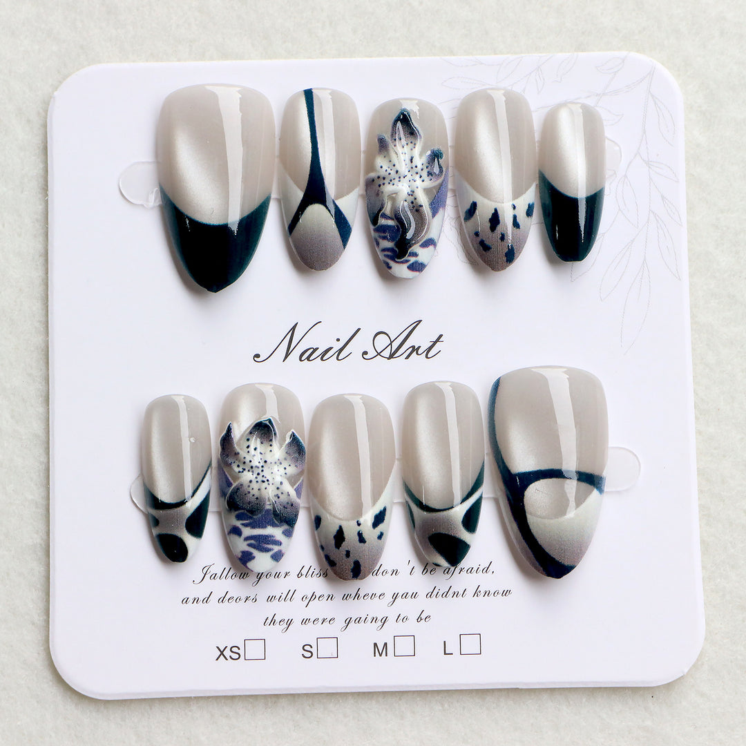 Artistic Floral Nail Art Set Kalsten