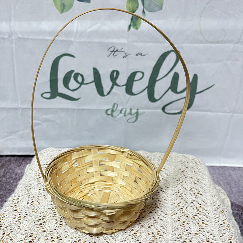 Handcrafted Natural Woven Basket Kalsten